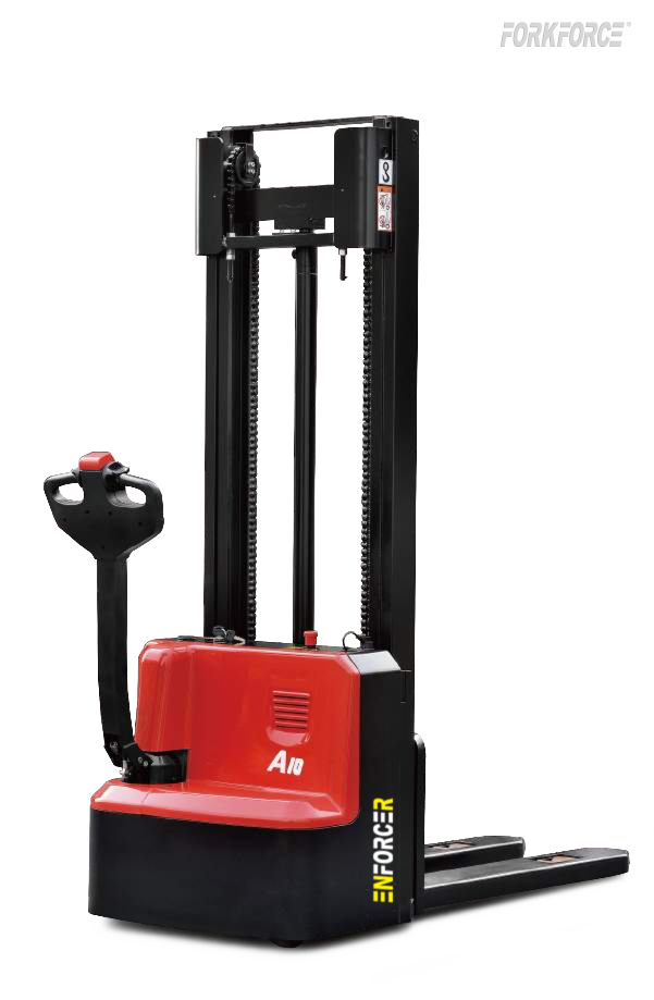 Enforcer 1T Electric Walkie Stacker With Fork Over