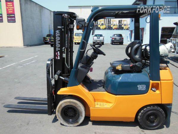 Used Toyota 1.8-Ton LPG Forklift