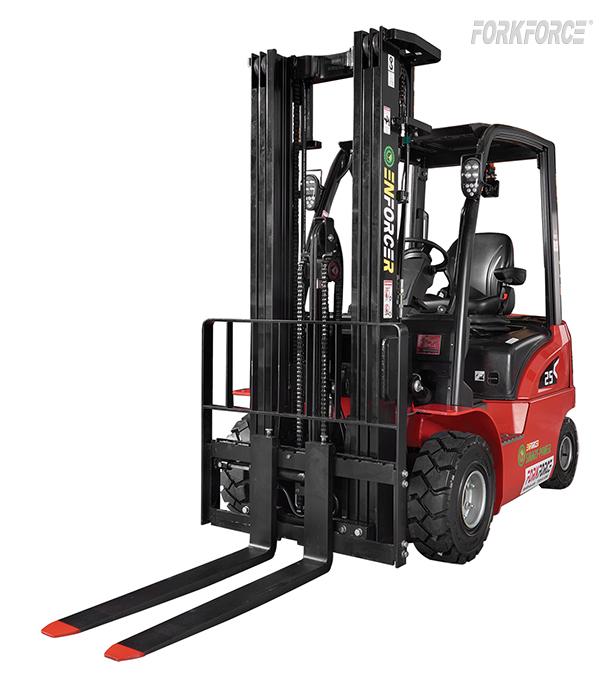 Enforcer 2.5T All Weather Lithium Forklift – High Performance