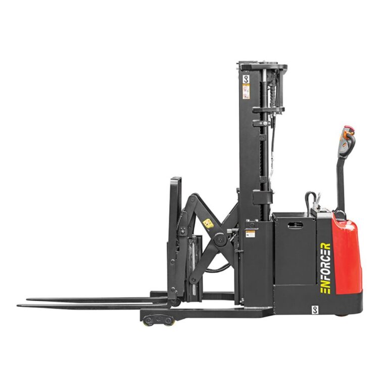 Enforcer 1.4T Lithium Walkie Reach Stacker With Pantographic Reach