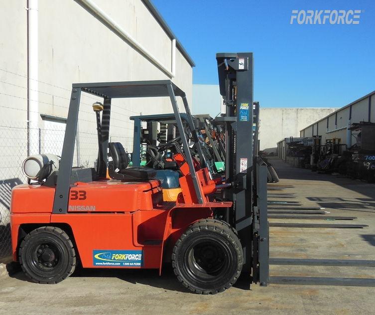 Used 3.3 Tonne LPG Nissan Forklift