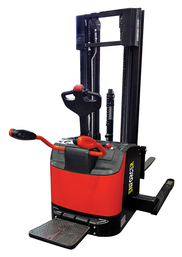 Enforcer 1.6T Walkie Stacker With Straddle Leg