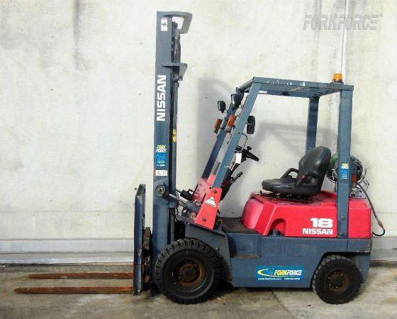 Used Nissan 1.8-Ton LPG-Petrol Forklift