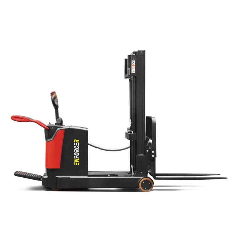 Enforcer 1.6T Lithium Walkie Reach Stacker With Moving Mast