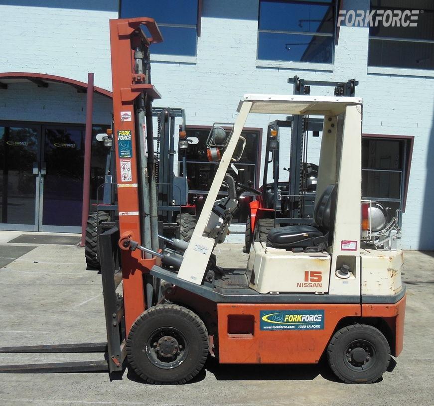 Used Nissan 1.5 Tonne LPG Forklift